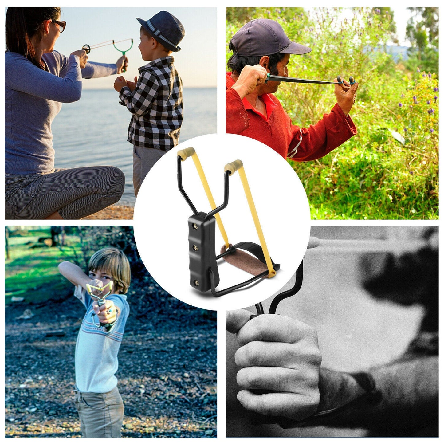 Compact Folding Slingshot Catapult For Hunting Outdoor Sport Games Brief Boxers