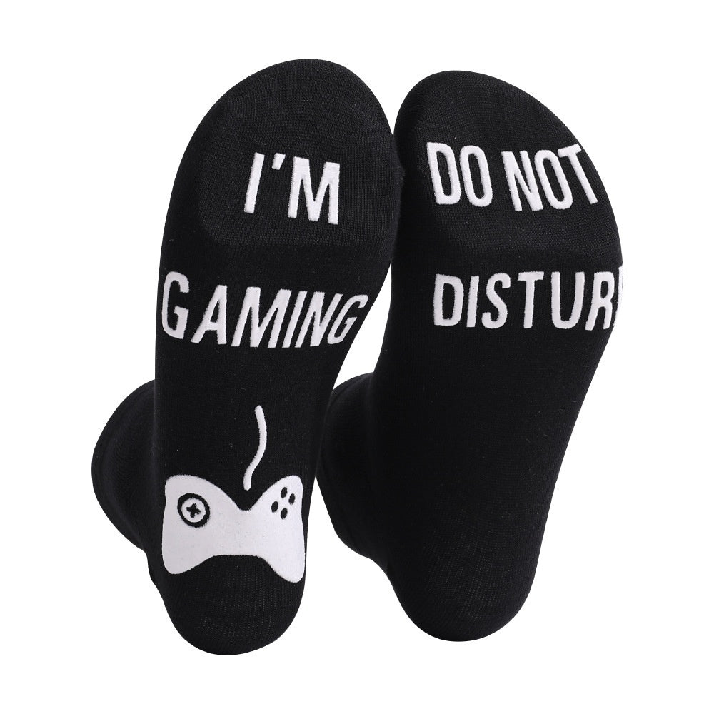 Men's Socks Pure Cotton Socks Socks Letter Printing Dispensing Tube Socks Brief Boxers