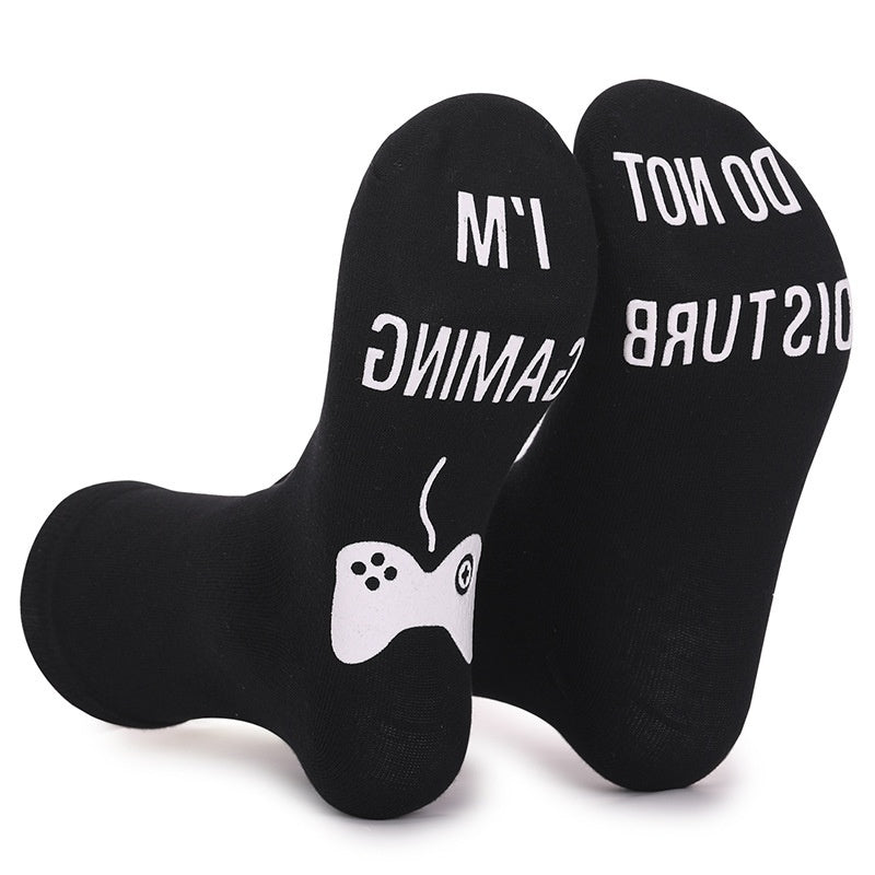 Men's Socks Pure Cotton Socks Socks Letter Printing Dispensing Tube Socks Brief Boxers
