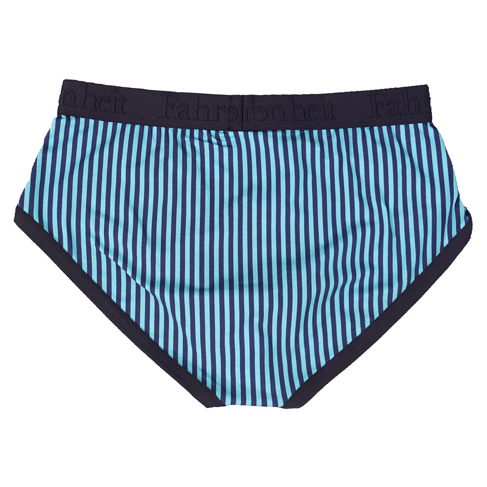 Wayne Brief | Vertical Stripe Blue by Fahrenheit New York Fahrenheit New York