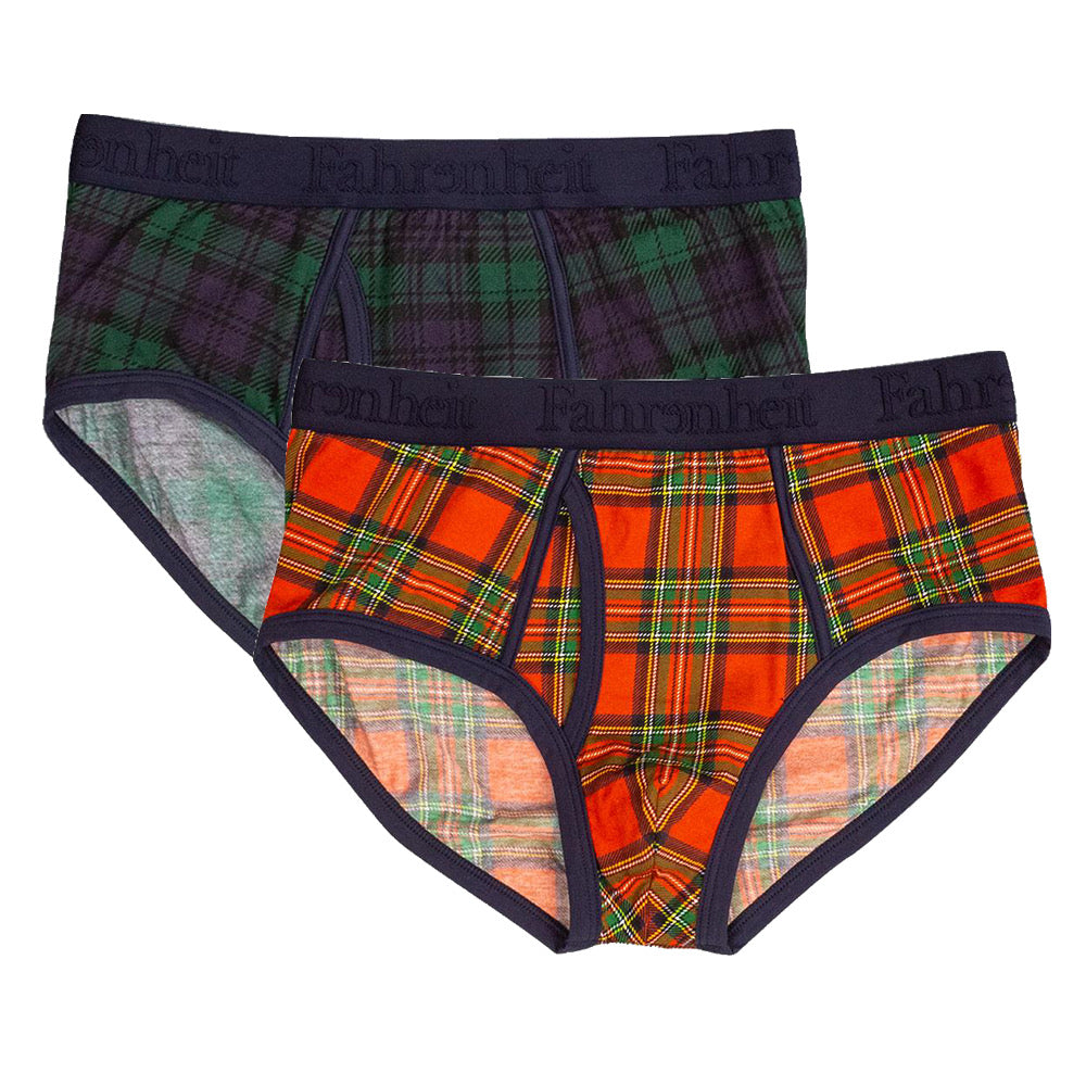 Wayne Tartan Brief Bundle by Fahrenheit New York Fahrenheit New York