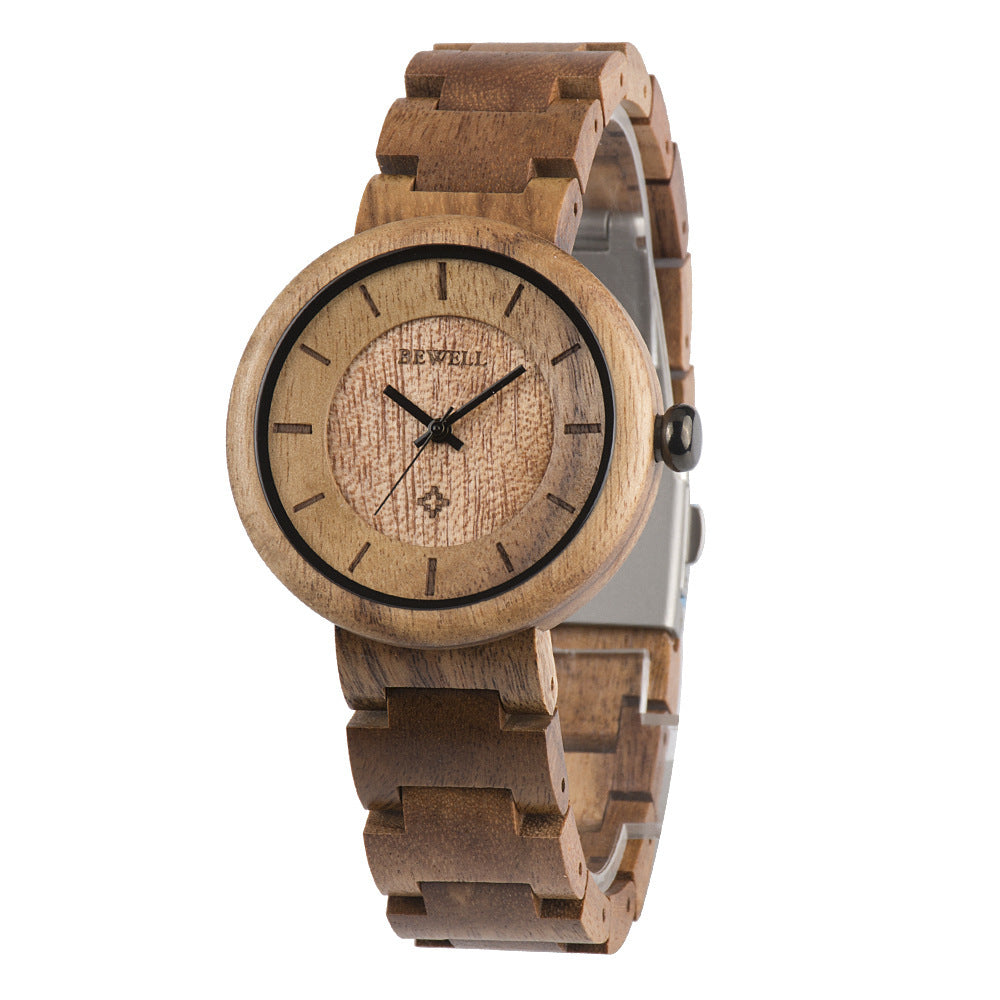 Bamboo wood watch watch ladies watch quartz movement watch Brief Boxers