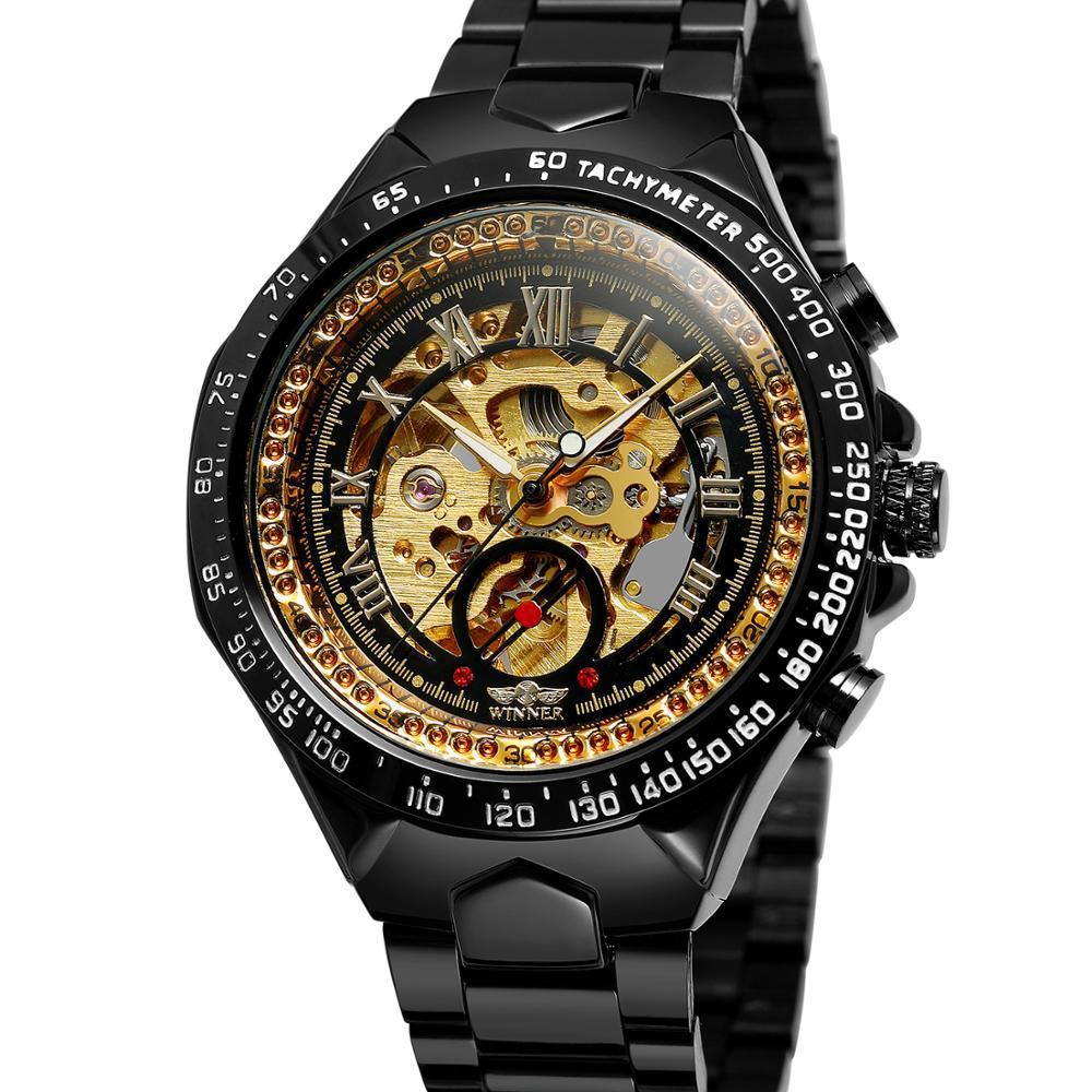 Personalized All-steel Hollow Automatic Mechanical Watch Fashion Watch For Men Brief Boxers