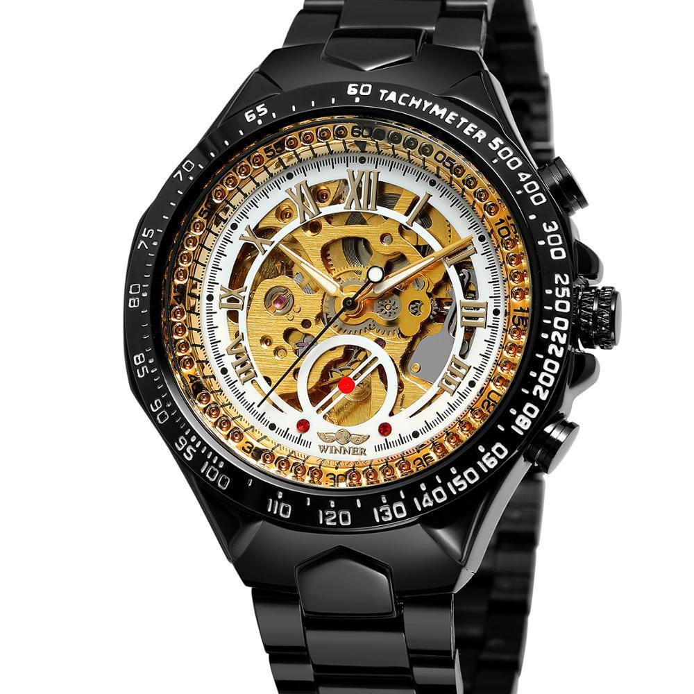 Personalized All-steel Hollow Automatic Mechanical Watch Fashion Watch For Men Brief Boxers