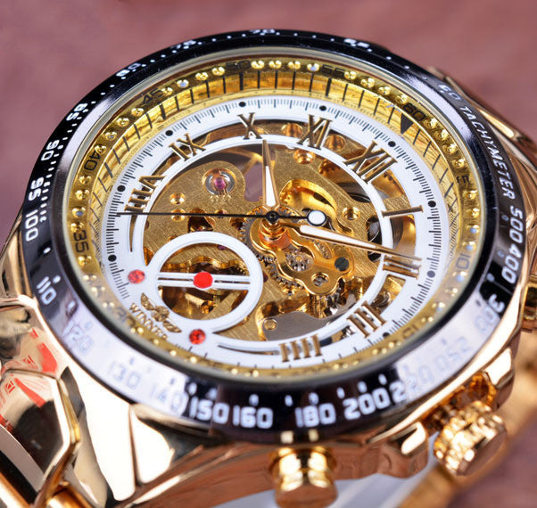 Personalized All-steel Hollow Automatic Mechanical Watch Fashion Watch For Men Brief Boxers