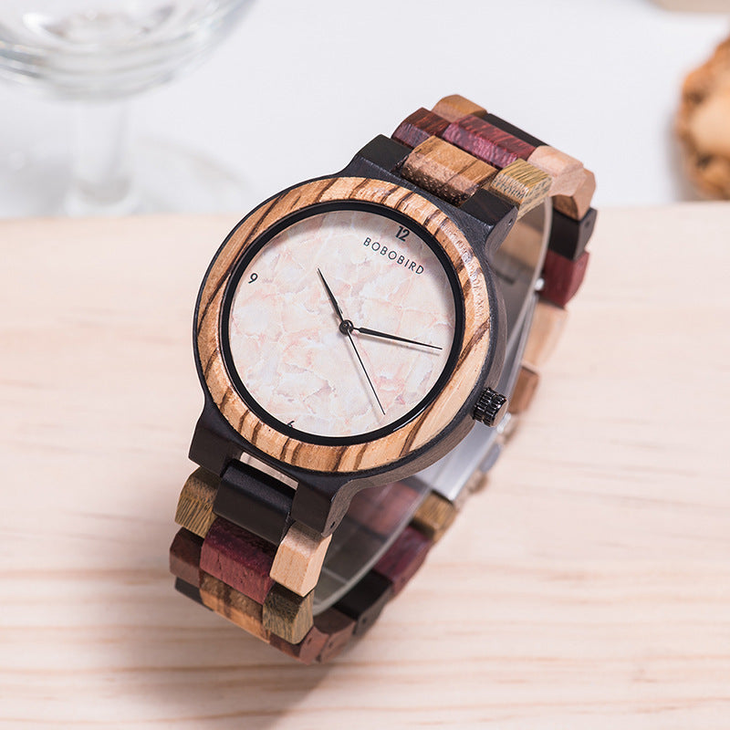 Casual Fashion Wooden Watch Brief Boxers