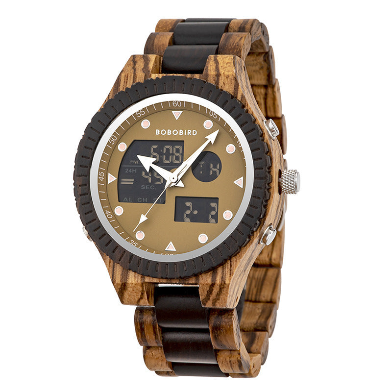 Casual Fashion Wooden Watch Brief Boxers