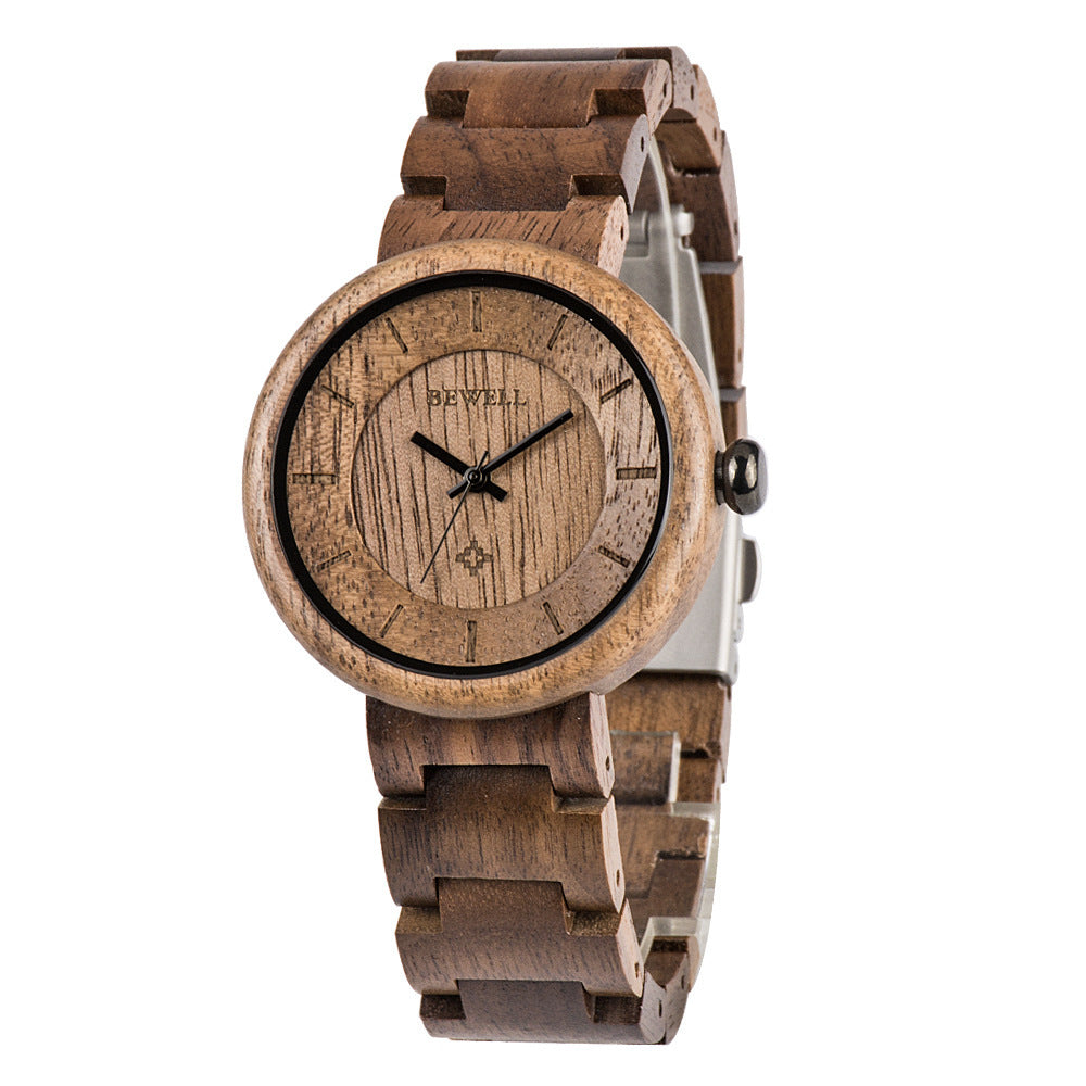 Bamboo wood watch watch ladies watch quartz movement watch Brief Boxers