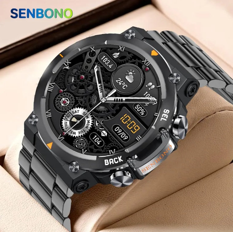 MAX18 Men Smartwatch AMOLED1.43inch Big Screen BT Calls Gesture Control AI Voice Sports Smart Watch Men Brief Boxers