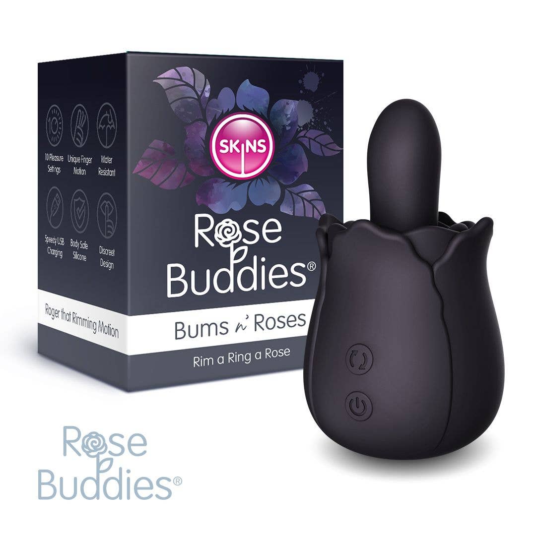 Creative Conceptions LLC - Skins Rose Buddies - The Bums N Roses Vibrating Rimming Toy Creative Conceptions LLC