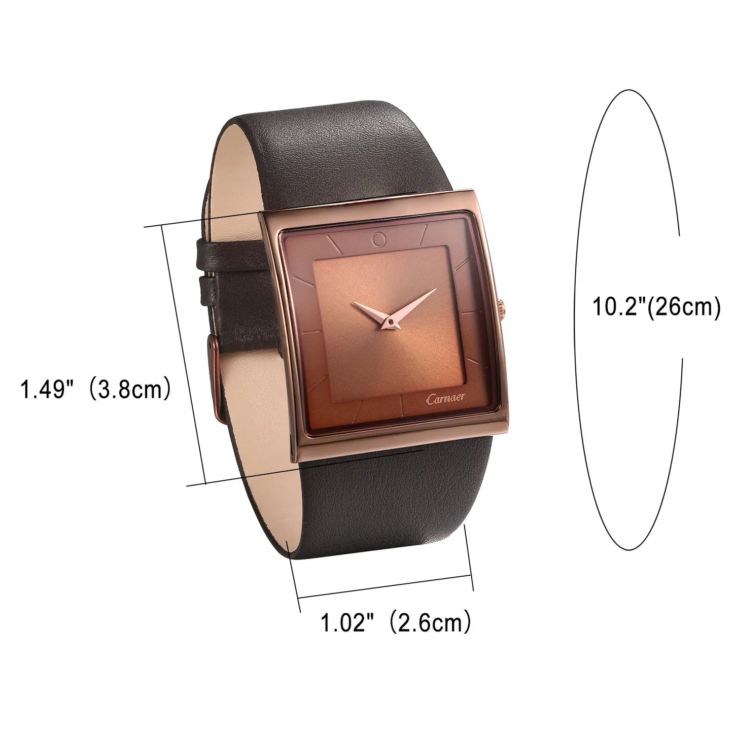 LANCARDO New Trendy Men's Top Brand Luxury Watch Relogio Masculino Clock Man's Genuine Leather Strap Male Quartz Wristwatches