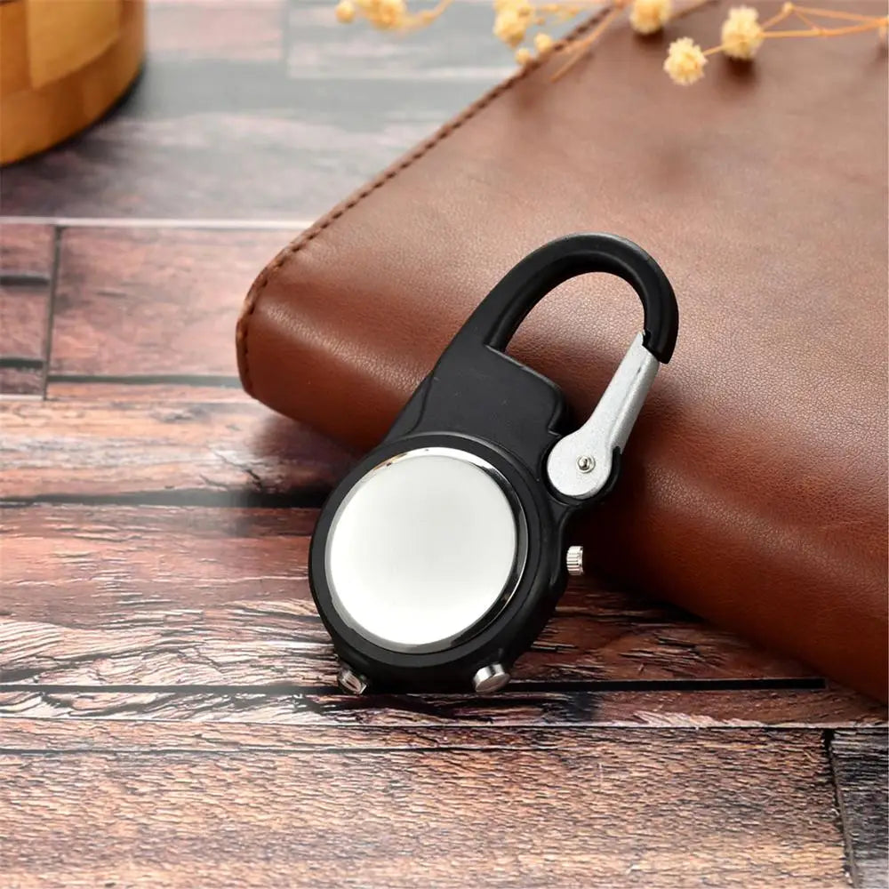 Lancardo Digital Carabiner Clip Sport Hook Clock Hospital Gift Electronic Luminous Multi-function FOB Nurse Watch Outdoor Sport