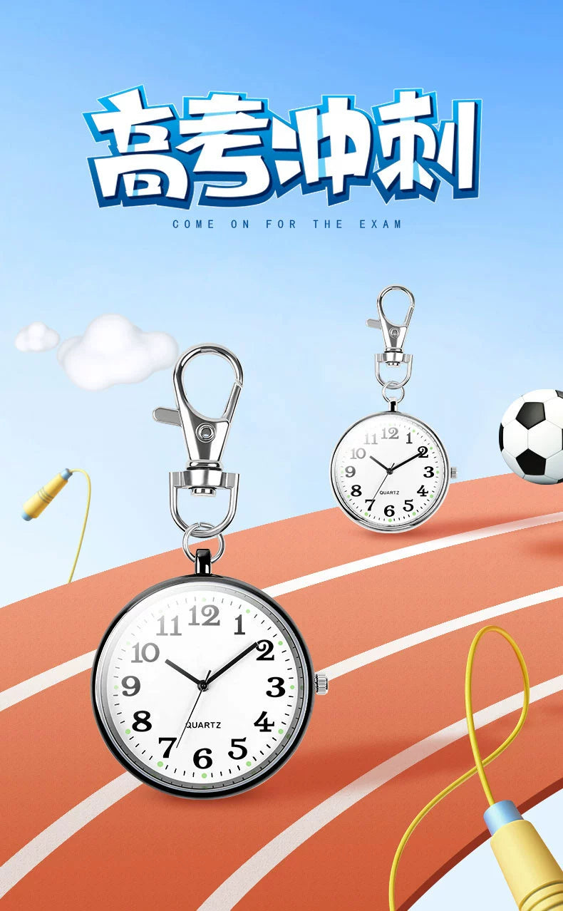 Civil Servant Examination Watch Special Carry-on Small Watch Senior High School Entrance Examination Pocket Watch Male Schoolmaster Public Entrance Examination Pointer Timing Female Brief Boxers