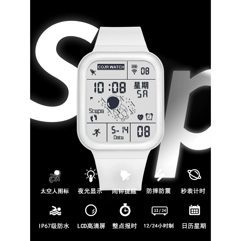 Junior High School Student Kids Boy Digital Watch Brief Boxers