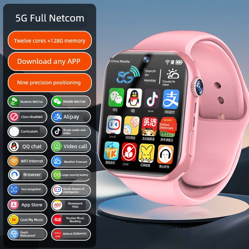 Xiaomi Mobile Phone Suitable for Smart Phone Watch Kids Positioning Waterproof 5G All Netcom HD Primary School Junior and Middle School Students Dedicated Card-Inserting Multi-Function WiFi Video Teenagers Students Boys and G Brief Boxers