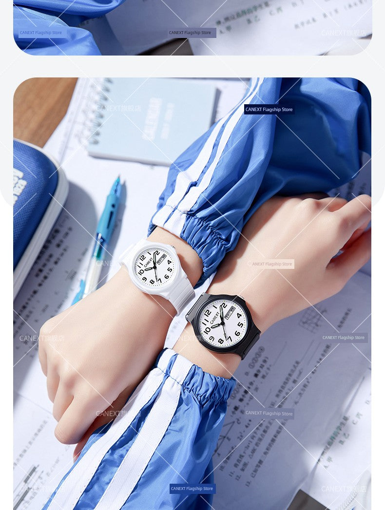 Mute Men's Kids Girls' Pointer Watch for Senior High School Entrance Examination Brief Boxers