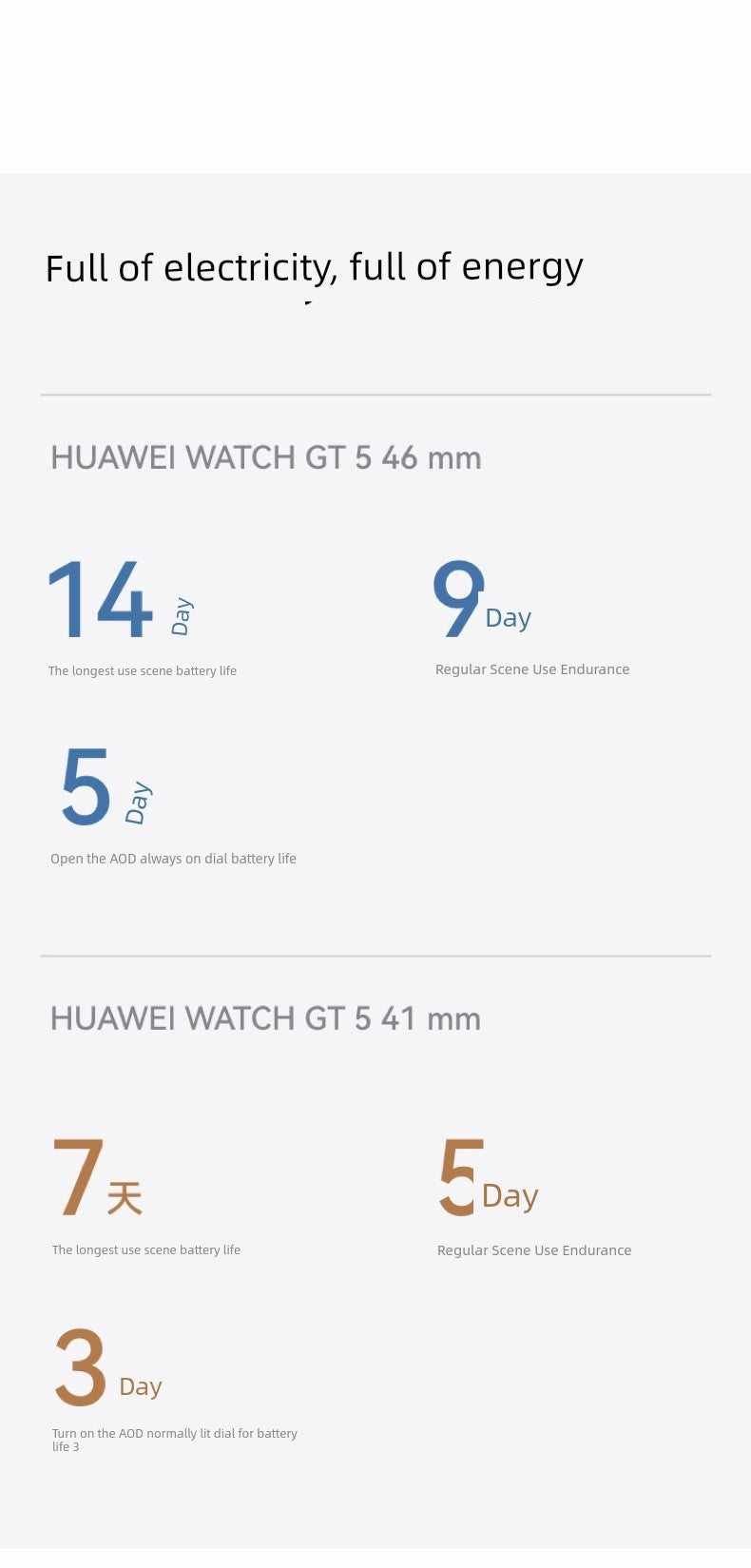 Huawei Watch GT Sports Bluetooth Smart Watch Brief Boxers