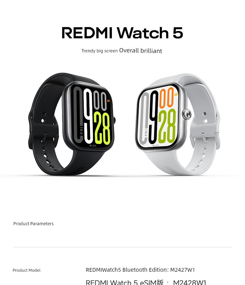 [New Arrival] Redmi Watch 5 Redmi Watch5 Xiaomi Smart Watch Sports Running Step Endurance Bluetooth Calling Blood Oxygen Heart Rate HD Large Screen Brief Boxers