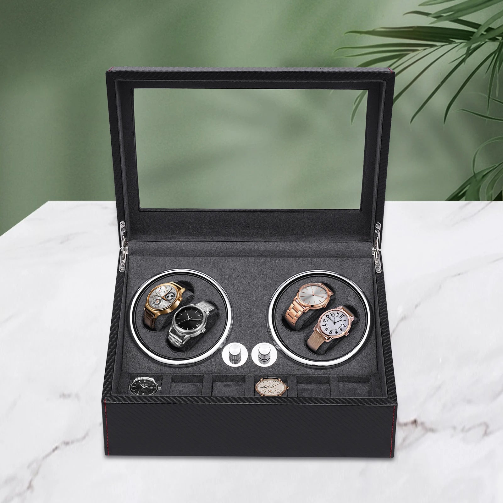 Watch Winder High Quality Automatic Watch Shaker, Silent Motor Case, Mechanical Case, Watch, Storage, Watch Jewelry Display Brief Boxers