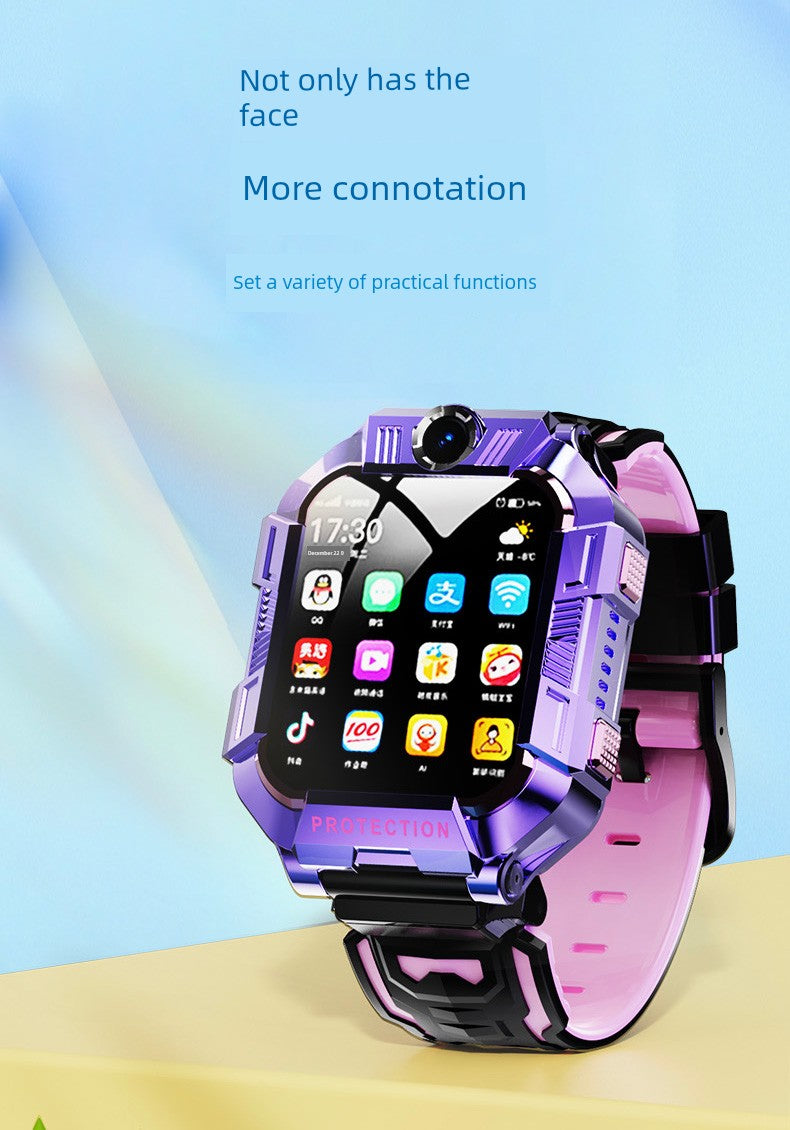 [90% Parents' Choice] Genius Children's Phone Watch Smart Watch 5G All Netcom Primary School Junior High School Students Dedicated Learning Positioning Waterproof WiFi Video Call Boys and Girls Brief Boxers