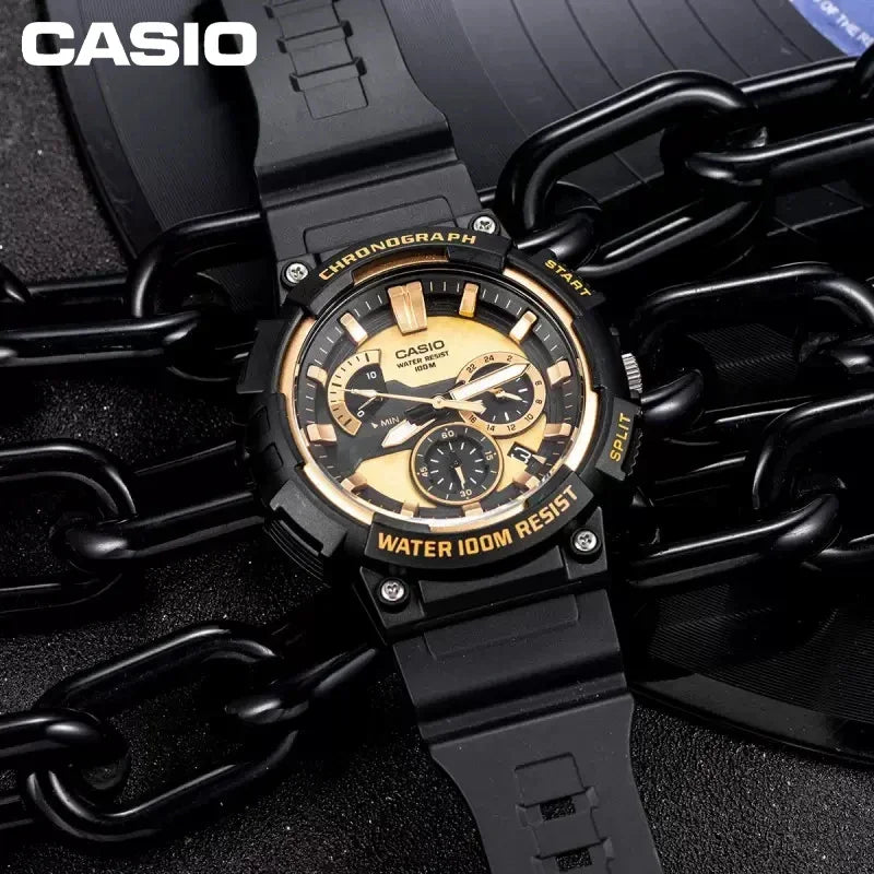 Casio MCW-200H/100H Watch Men's Men's Watch Multi-function Dial Stopwatch Date Sports Smart Cool Fashion Quartz Watch