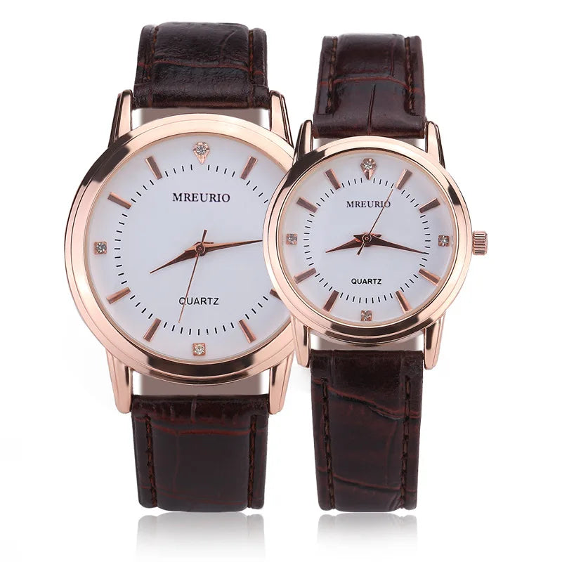 Famous Brand Explosive Couple Quartz Watch for Men Women Leather Belt Casual Fashion Wrist Watches Luxury Clock Wholesale