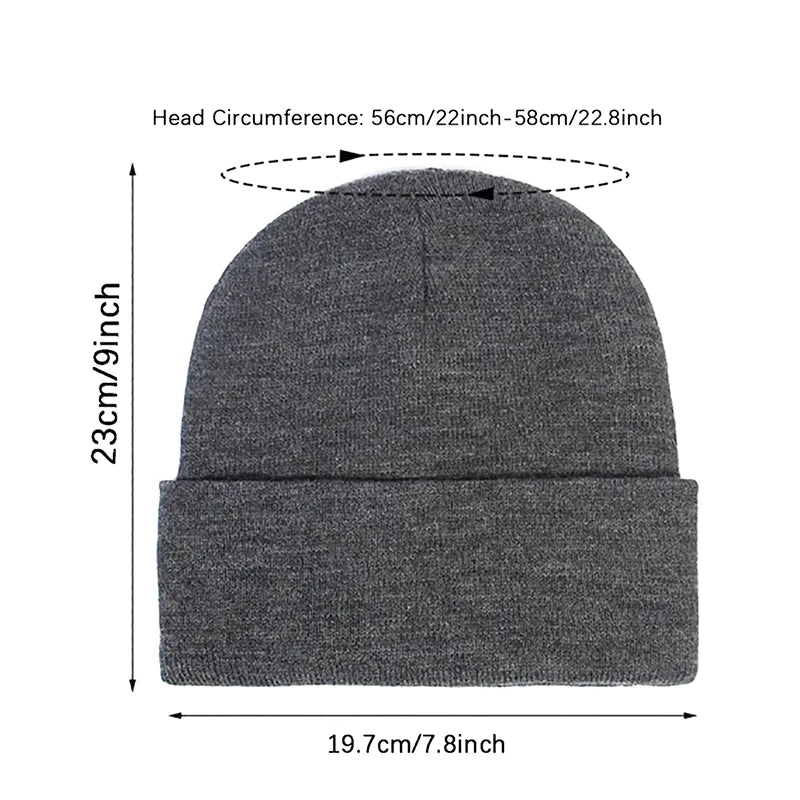 Unisex Satin Lined Anti Static Beanie Hat For Women Winter Silk Lining Slouchy Warm Cuffed 2Layer Hair Cover Sleep Cap Brief Boxers