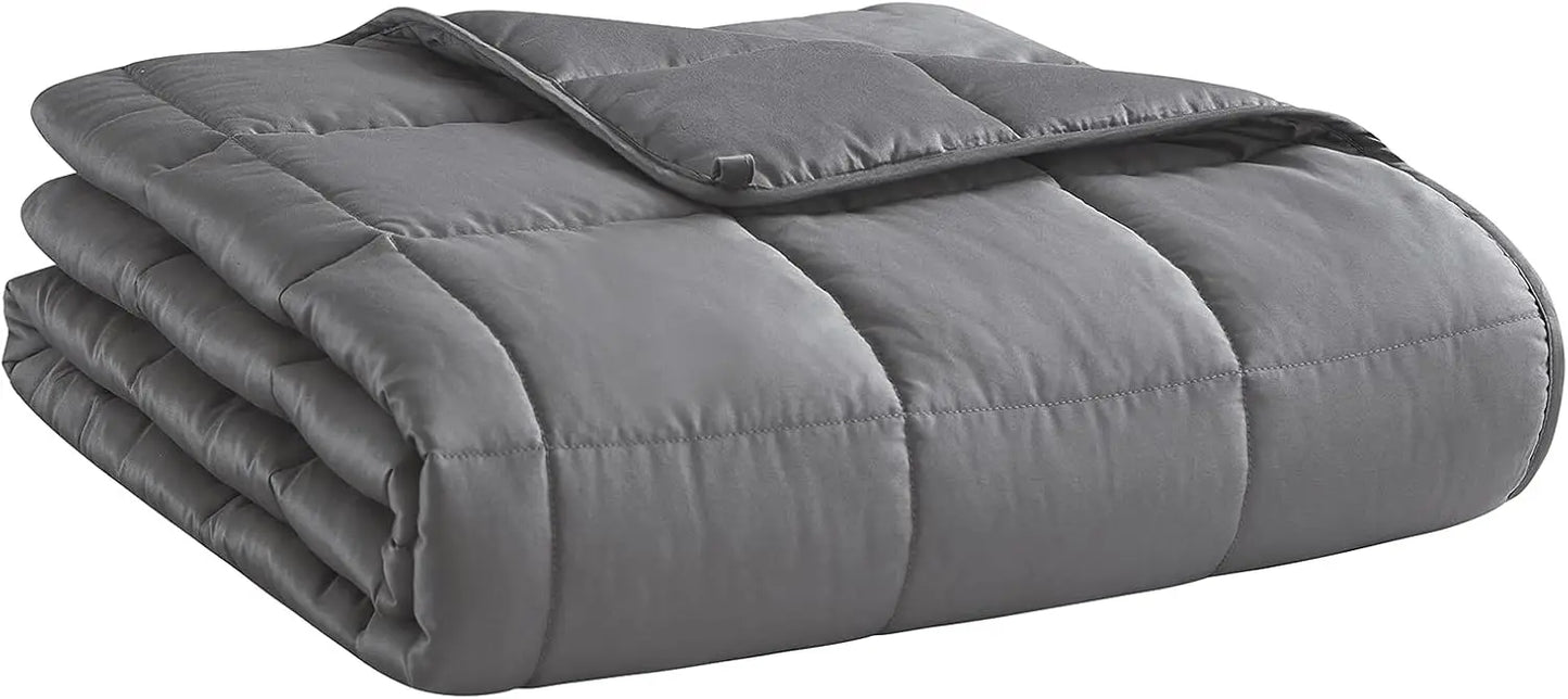 Weighted blanket extra large 20 lb 88 "x 104" cool breathable thick blanket microfiber material with glass beads