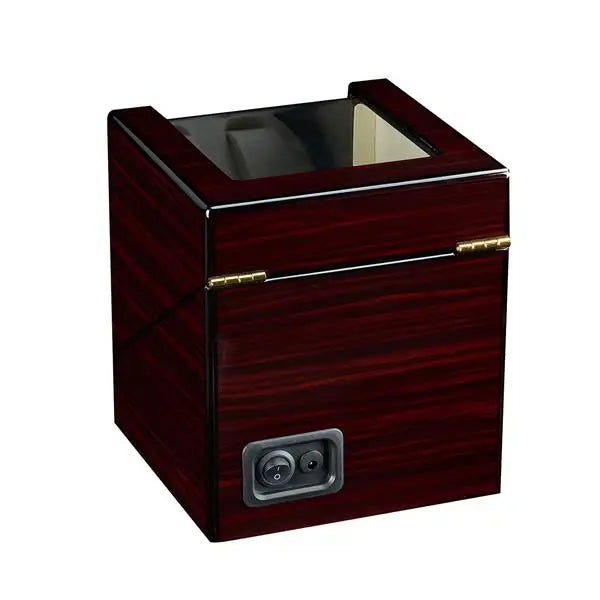 Double Watch Winder Automatic Rotation Wood Display Case Storage Organizer Brief Boxers