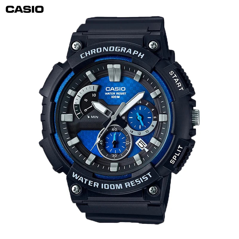 Casio MCW-200H/100H Watch Men's Men's Watch Multi-function Dial Stopwatch Date Sports Smart Cool Fashion Quartz Watch