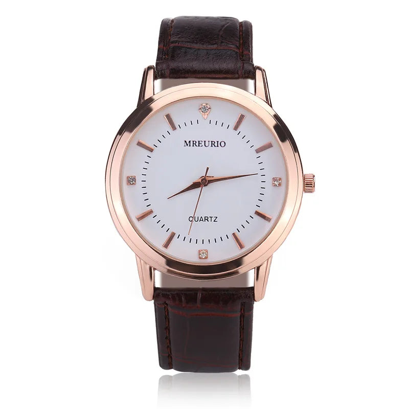 Famous Brand Explosive Couple Quartz Watch for Men Women Leather Belt Casual Fashion Wrist Watches Luxury Clock Wholesale