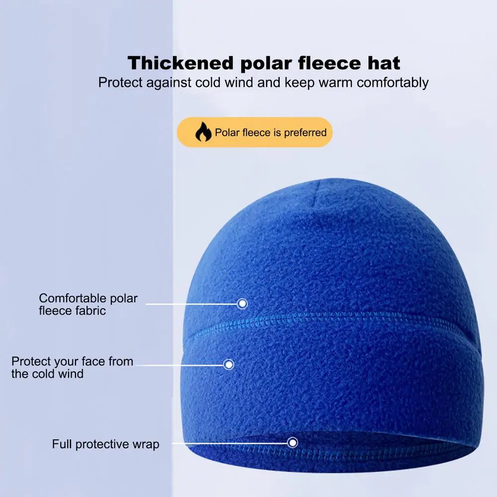 Winter Plush Hats Warm Skullies Beanies For Women Men Windproof Hats Male Outdoor Thermal Snow Ski Hats