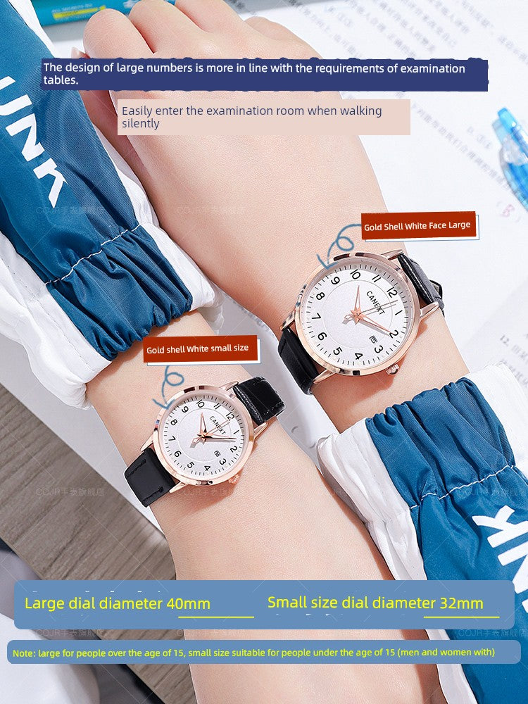 Examination Exclusive Men's Junior High School Mute Watch Brief Boxers