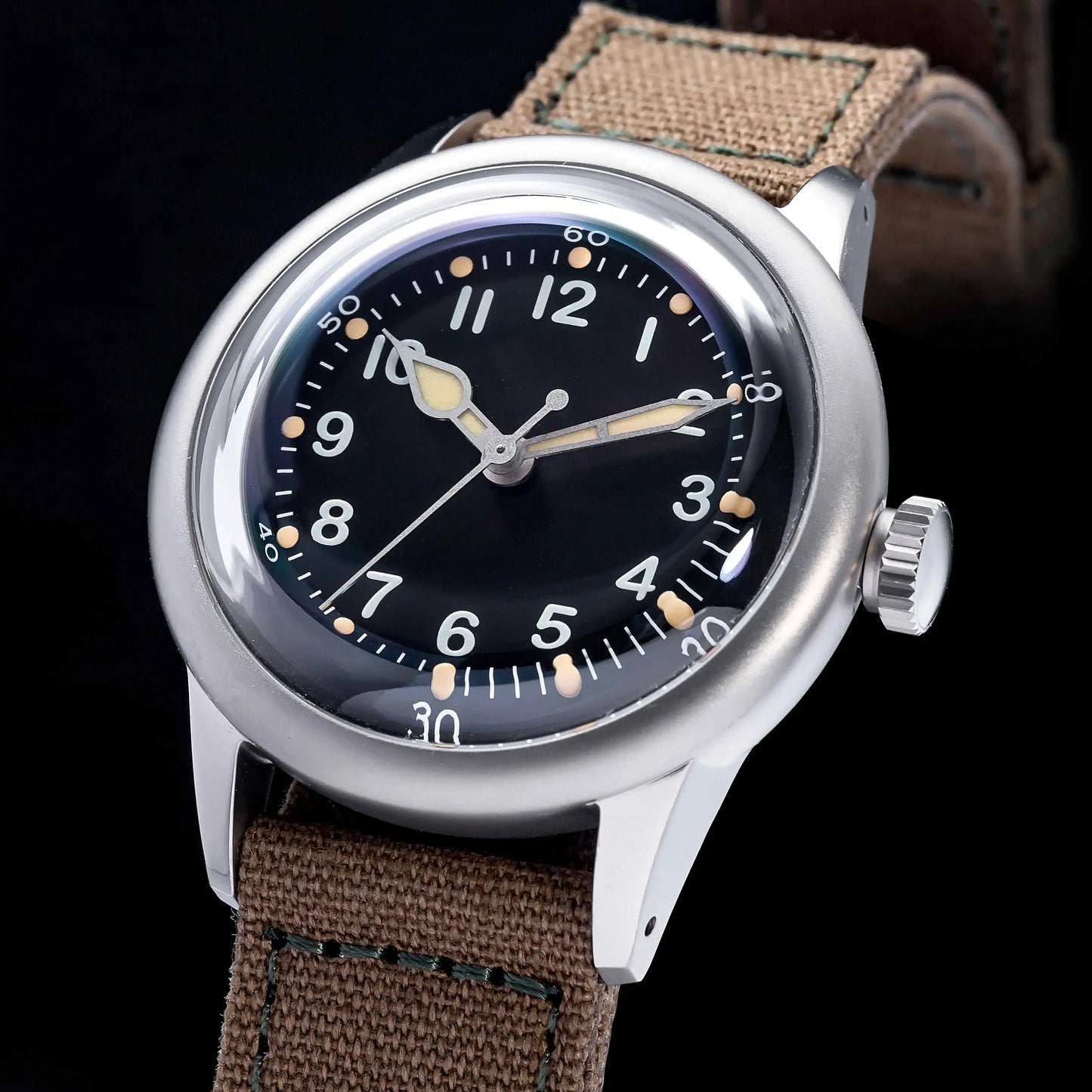 THORN A11 Titanium Watch For Men Retro Military watch NH35 Movement Automatic Sapphire crystal 200M Waterproof Wristwatch