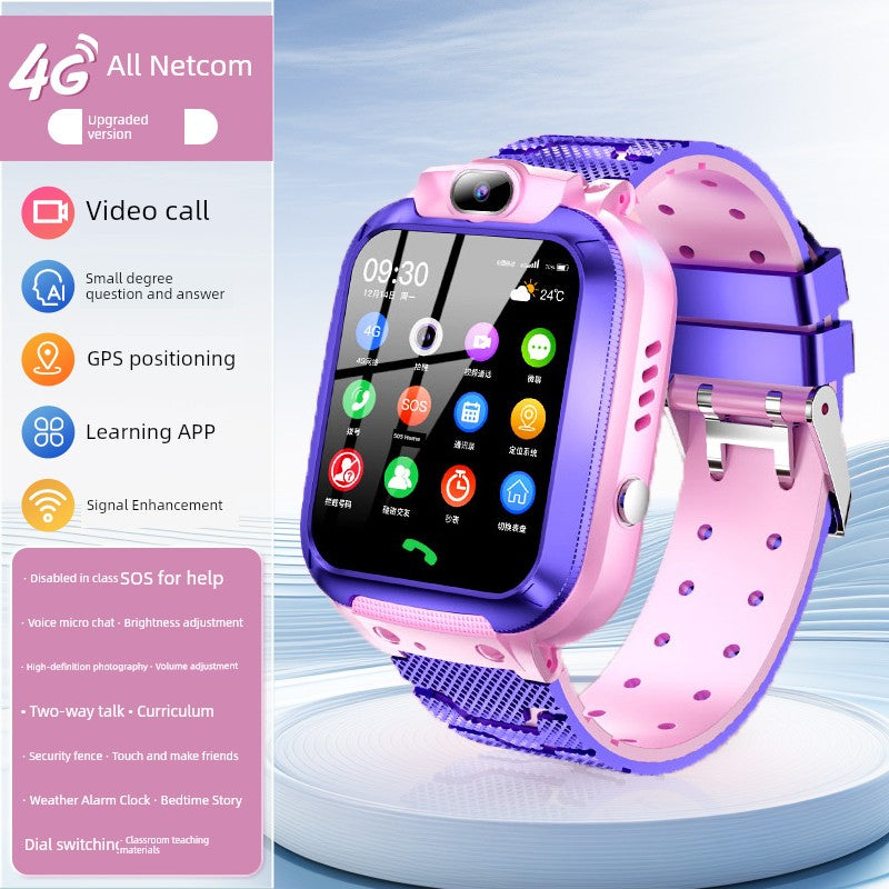 [90% Parents' Choice] Genius Children's Phone Watch Smart Watch 5G All Netcom Primary School Junior High School Students Dedicated Learning Positioning Waterproof WiFi Video Call Boys and Girls Brief Boxers