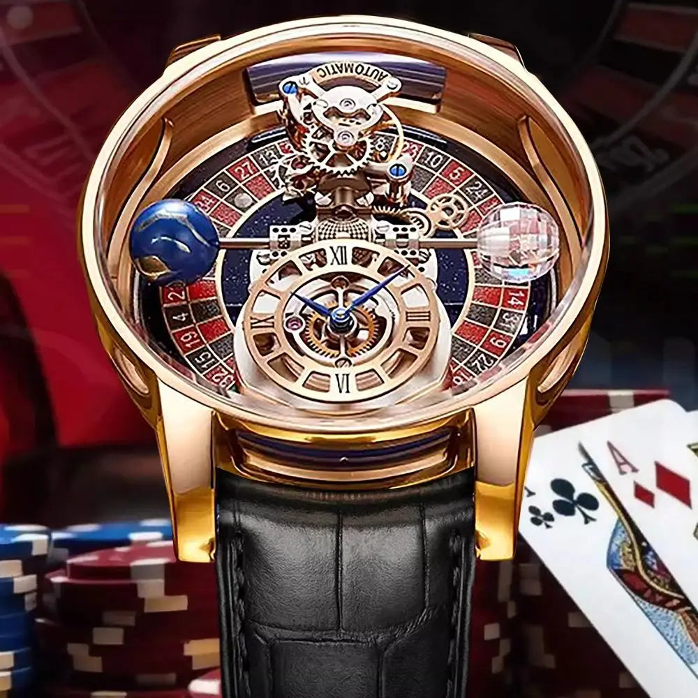 Richard New Russian Roulette Celestial Series Swiss Quartz Watch Men Astronomia Casino Las Vegas In Hand Jacob & Co Man Watches