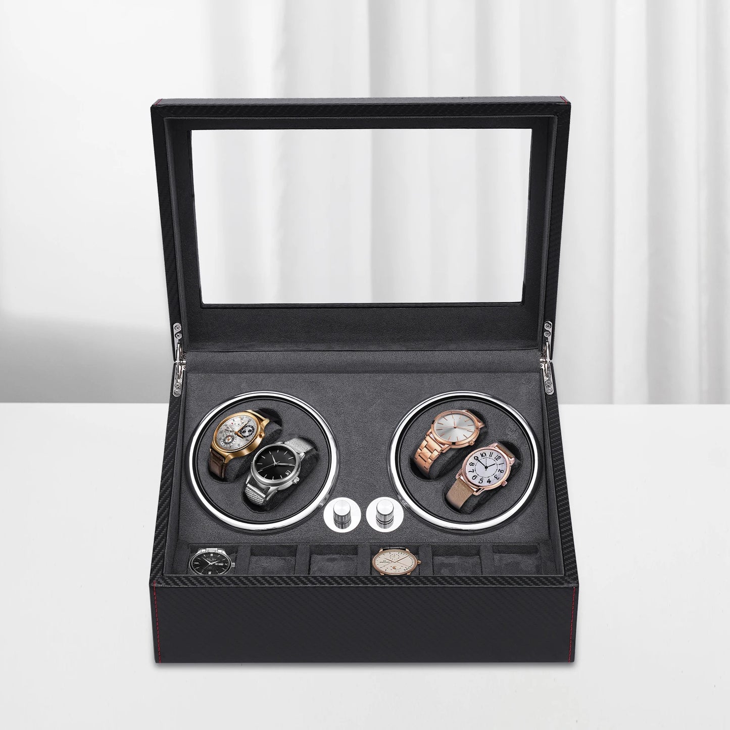 Watch Winder High Quality Automatic Watch Shaker, Silent Motor Case, Mechanical Case, Watch, Storage, Watch Jewelry Display Brief Boxers