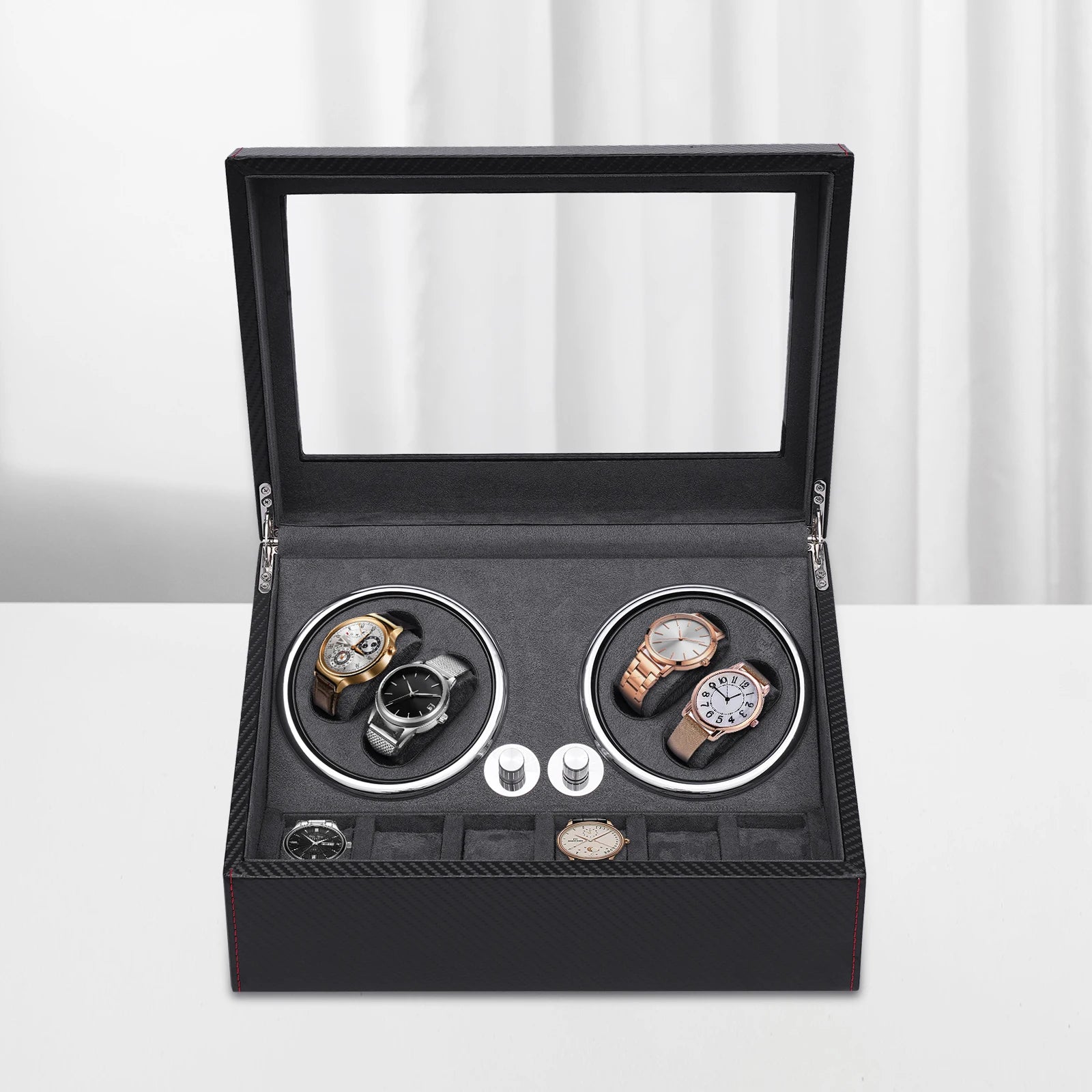 Watch Winder High Quality Automatic Watch Shaker, Silent Motor Case, Mechanical Case, Watch, Storage, Watch Jewelry Display Brief Boxers