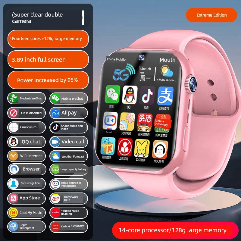 Xiaomi Mobile Phone Suitable for Smart Phone Watch Kids Positioning Waterproof 5G All Netcom HD Primary School Junior and Middle School Students Dedicated Card-Inserting Multi-Function WiFi Video Teenagers Students Boys and G Brief Boxers