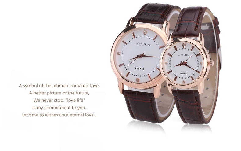 Famous Brand Explosive Couple Quartz Watch for Men Women Leather Belt Casual Fashion Wrist Watches Luxury Clock Wholesale