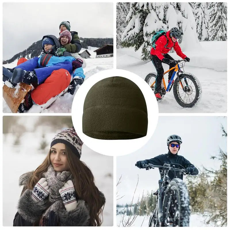 Winter Plush Hats Warm Skullies Beanies For Women Men Windproof Hats Male Outdoor Thermal Snow Ski Hats