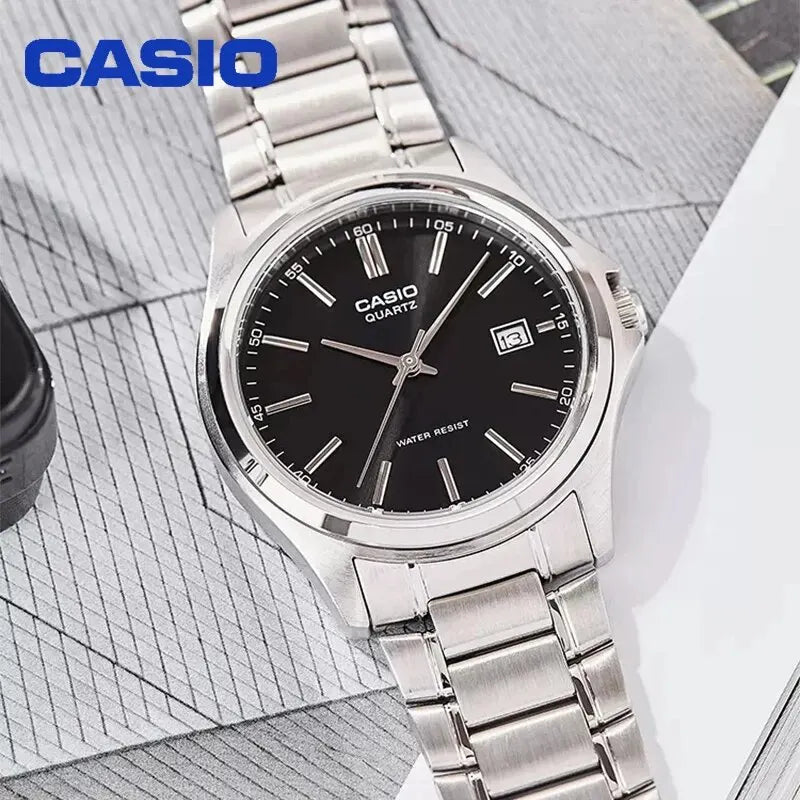 Casio MTP-1183A Women Watch Steel Belt Leather Leisure High Luxury Business Date Simple Diamond Face Quartz Watch Men Watch