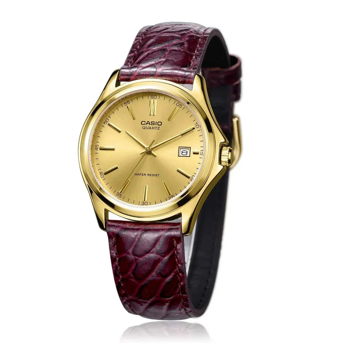 Casio MTP-1183A Women Watch Steel Belt Leather Leisure High Luxury Business Date Simple Diamond Face Quartz Watch Men Watch