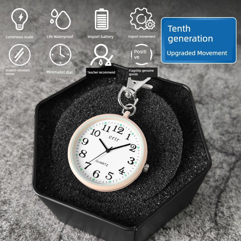 Civil Servant Examination Watch Special Carry-on Small Watch Senior High School Entrance Examination Pocket Watch Male Schoolmaster Public Entrance Examination Pointer Timing Female Brief Boxers