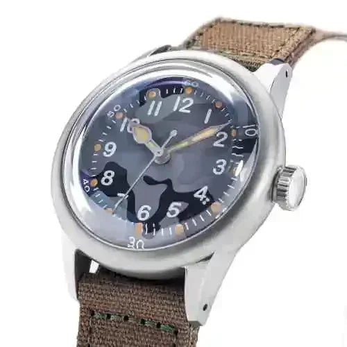 THORN A11 Titanium Watch For Men Retro Military watch NH35 Movement Automatic Sapphire crystal 200M Waterproof Wristwatch