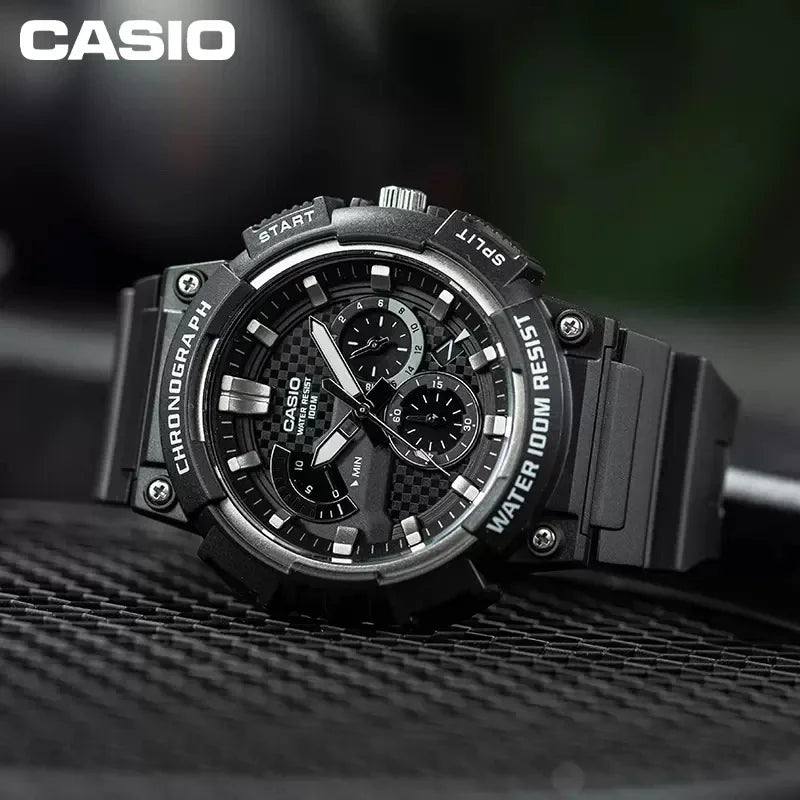 Casio MCW-200H/100H Watch Men's Men's Watch Multi-function Dial Stopwatch Date Sports Smart Cool Fashion Quartz Watch