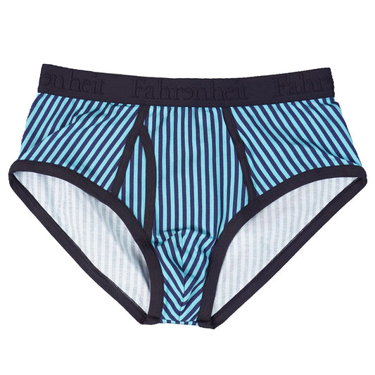 Wayne Brief | Vertical Stripe Blue by Fahrenheit New York Fahrenheit New York