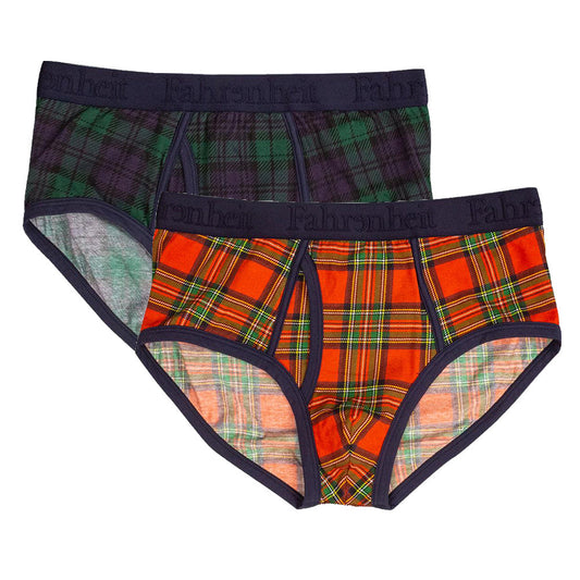 Wayne Tartan Brief Bundle by Fahrenheit New York Fahrenheit New York